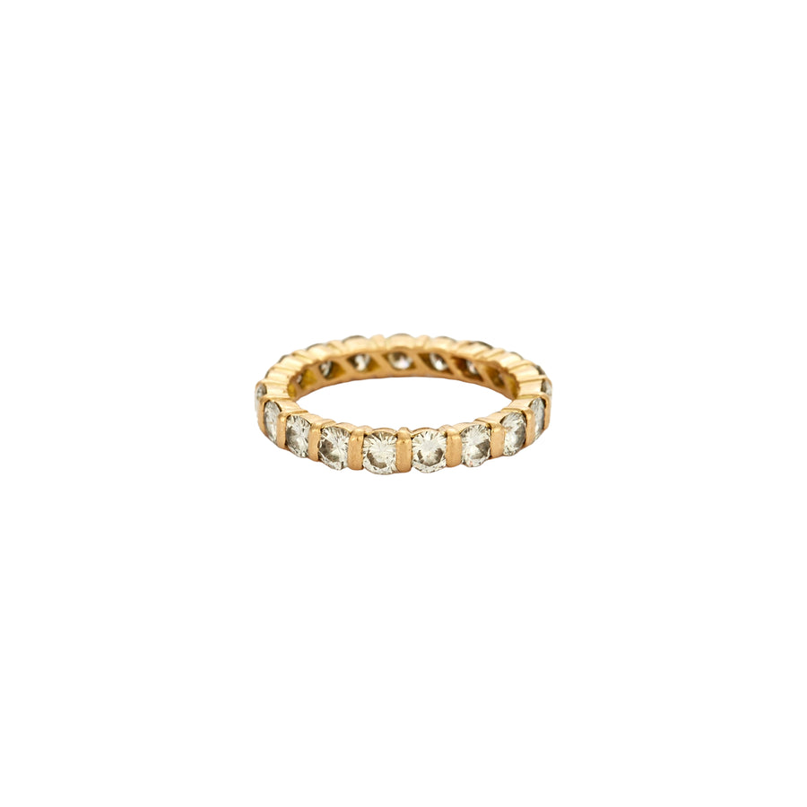 BAGUE OR JAUNE ET DIAMANTS