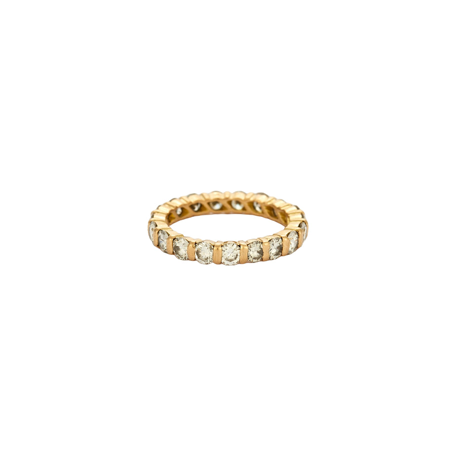 BAGUE OR JAUNE ET DIAMANTS