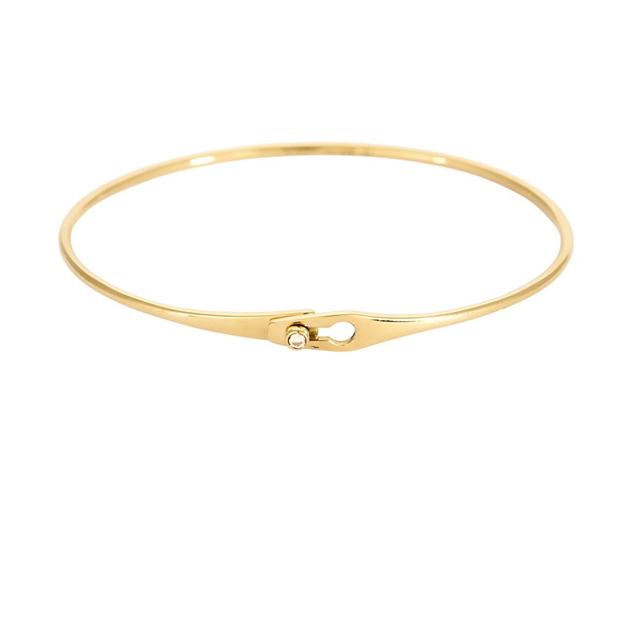 BRACELET SERRURE DINH VAN OR ET DIAMANTS