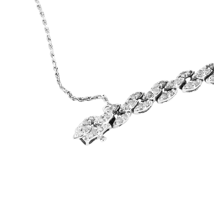 BRACELET OR BLANC ET DIAMANTS