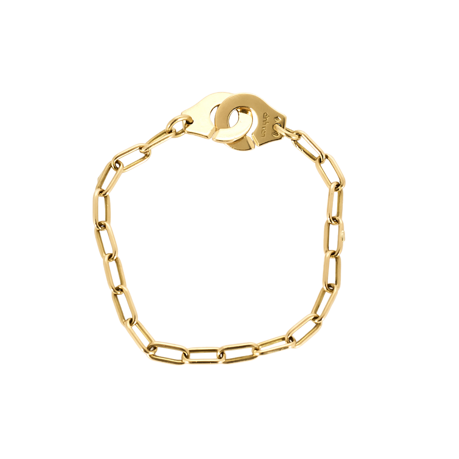BRACELET MENOTTES DINH VAN R12 OR JAUNE
