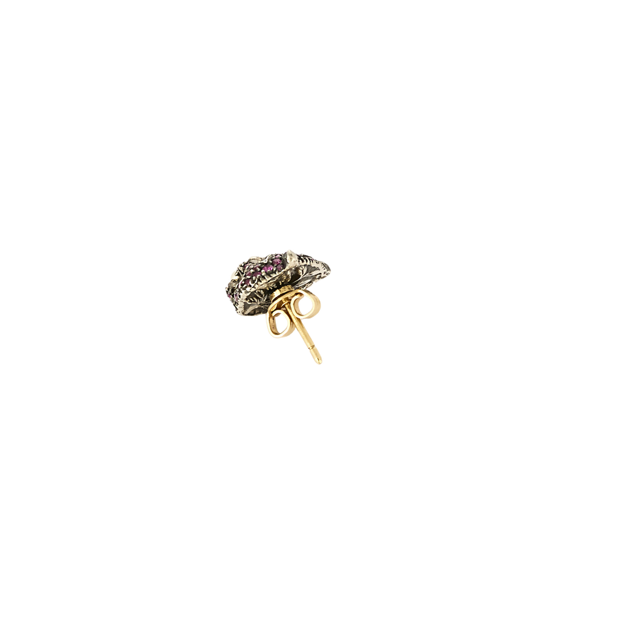 BOUCLES D'OREILLES GUCCI TIGRE OR ET ARGENT