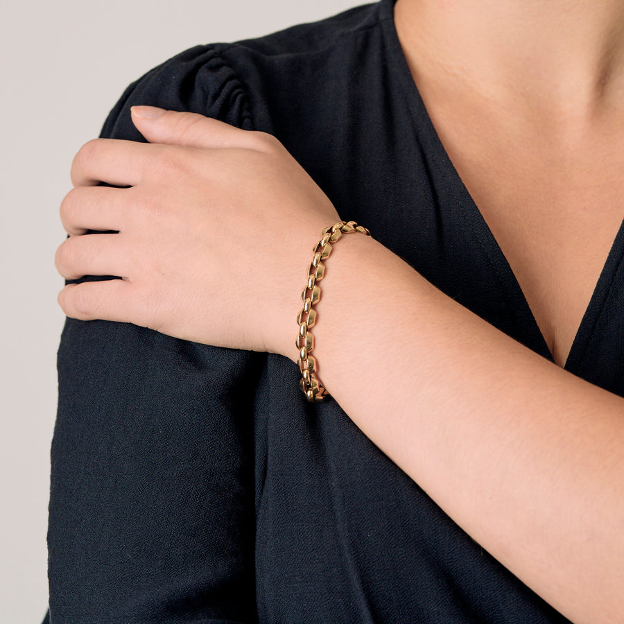 BRACELET CARTIER "FOXTROT" OR JAUNE