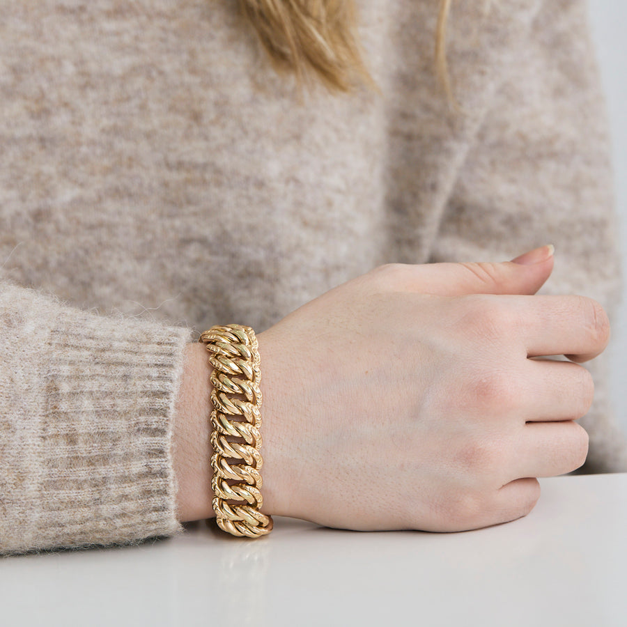 BRACELET MAILLE AMERICAINE