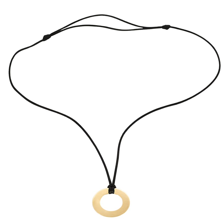 COLLIER PENDENTIF DINH VAN CIBLE OR JAUNE