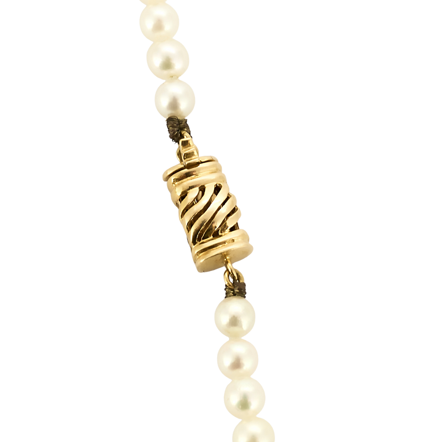 COLLIER DE PERLES ET PIERRES PRÉCIEUSES