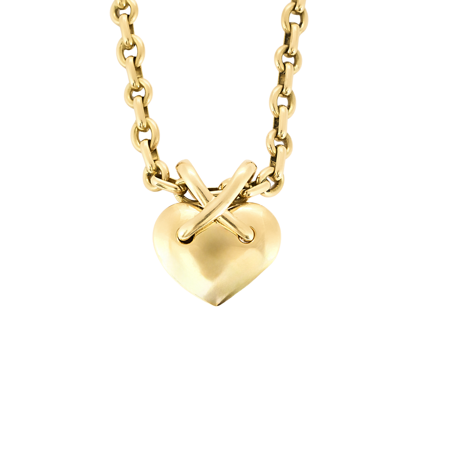 COLLIER CHAUMET LIENS COEUR OR JAUNE