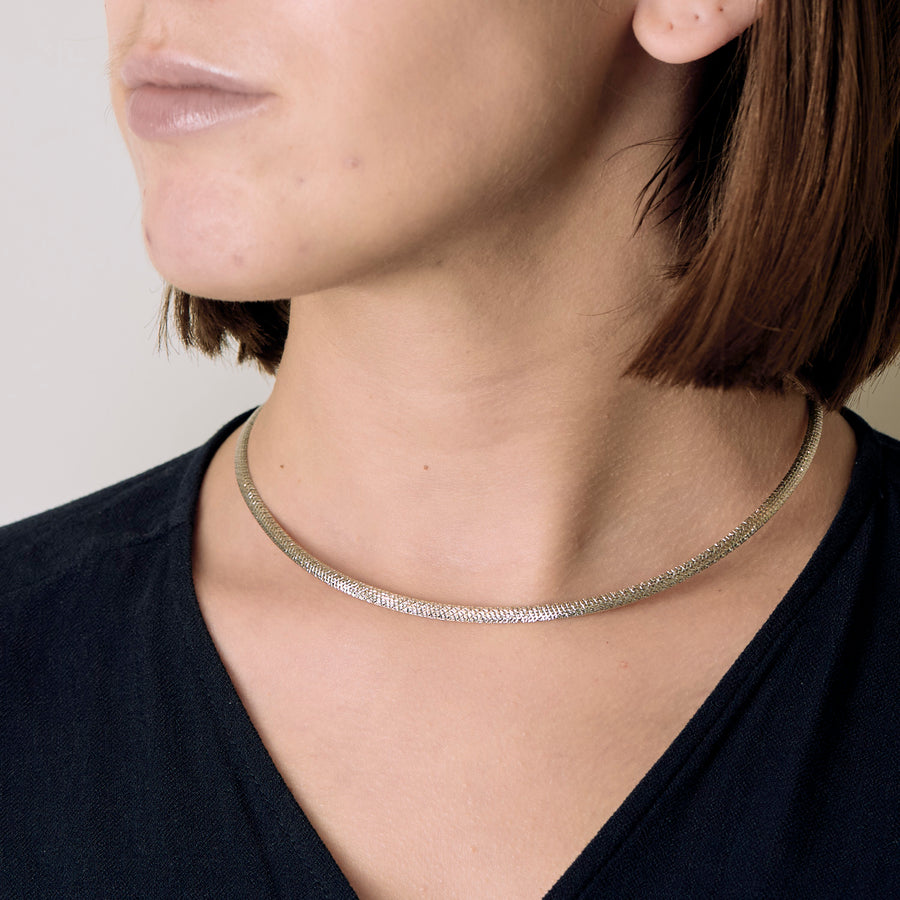 COLLIER OMEGA REVERSIBLE DEUX ORS