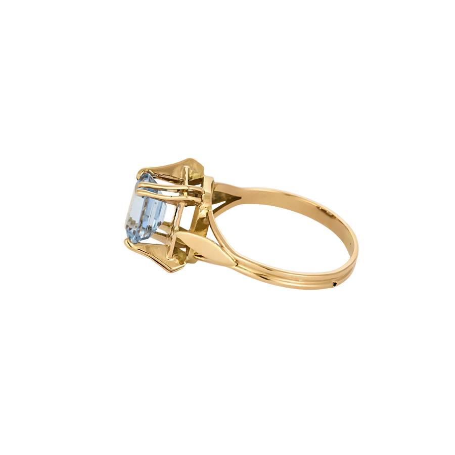 BAGUE OR ROSE ET TOURMALINE