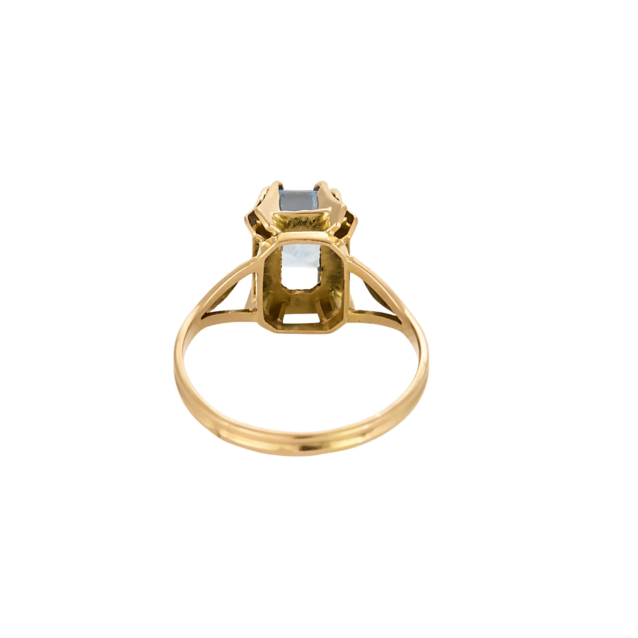 BAGUE OR ROSE ET TOURMALINE