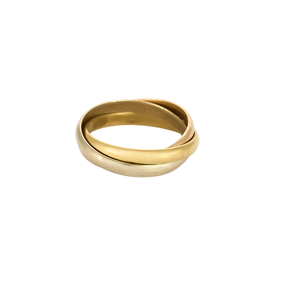 BAGUE CARTIER "TRINITY" TROIS ORS