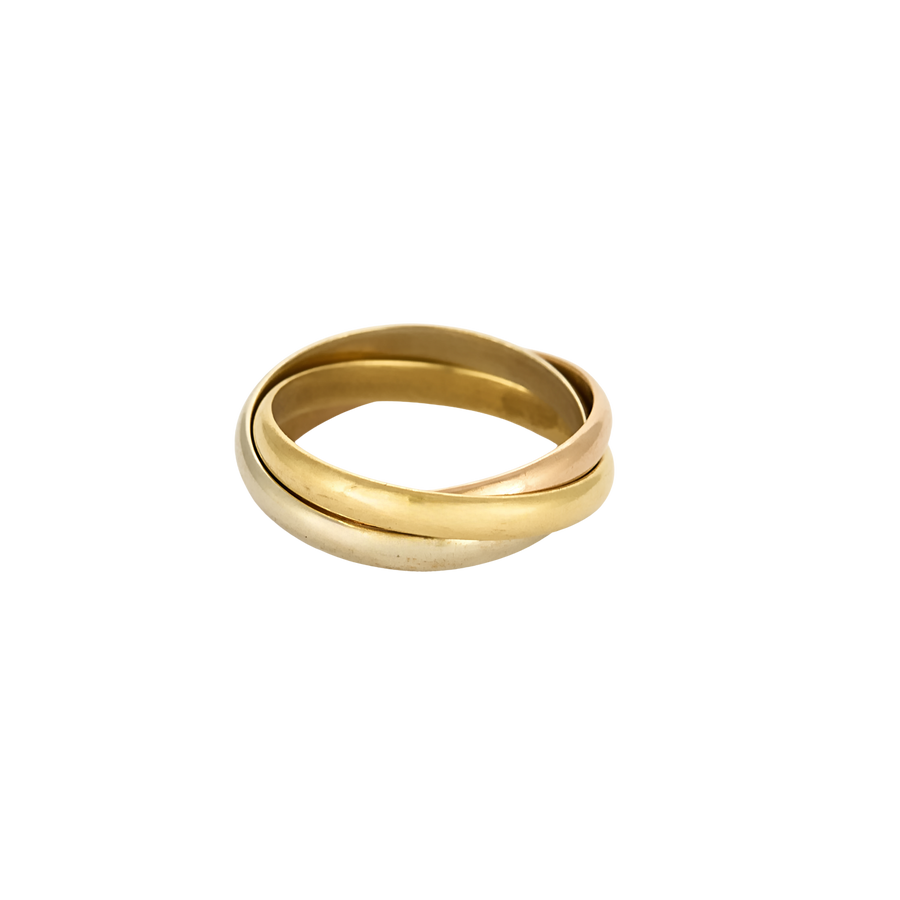 BAGUE CARTIER "TRINITY" TROIS ORS
