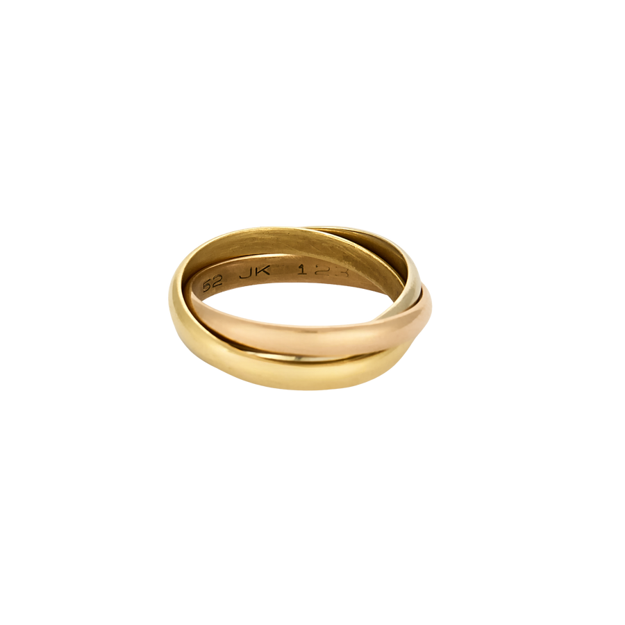 BAGUE CARTIER "TRINITY" TROIS ORS