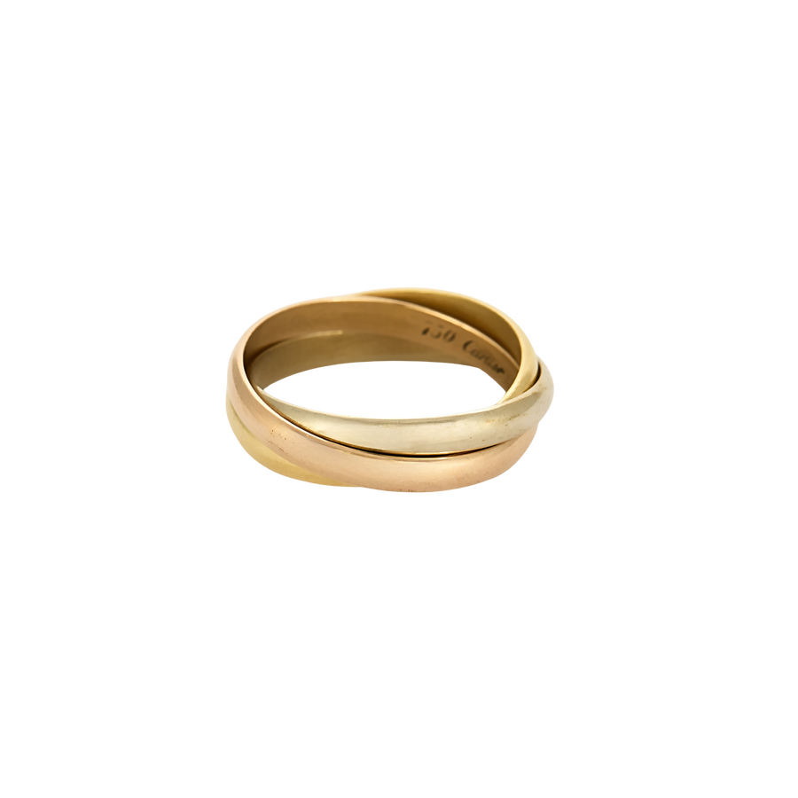 BAGUE CARTIER "TRINITY" TROIS ORS