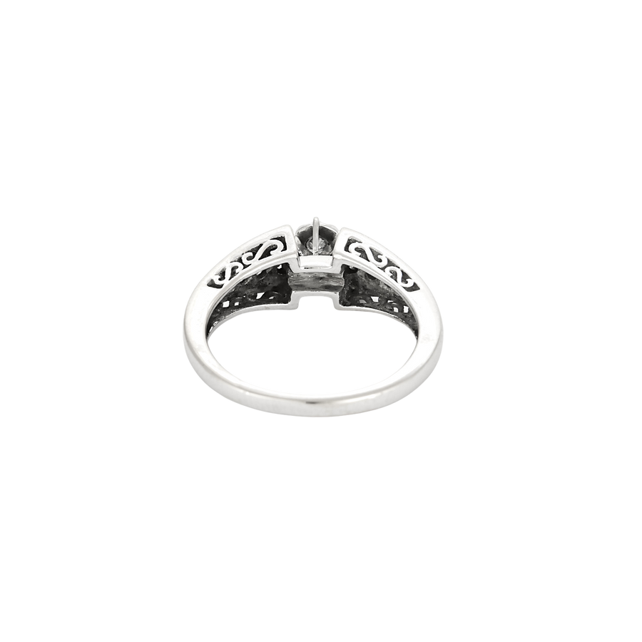 BAGUE OR BLANC ET DIAMANTS