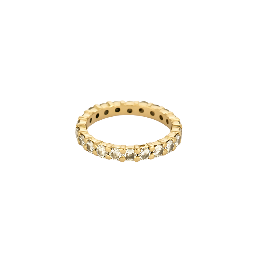 BAGUE OR JAUNE ALLIANCE AMERICAINE