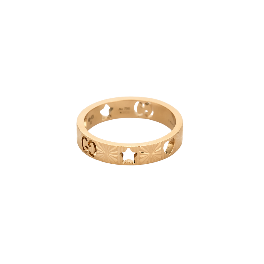 BAGUE GUCCI ICON OR ROSE