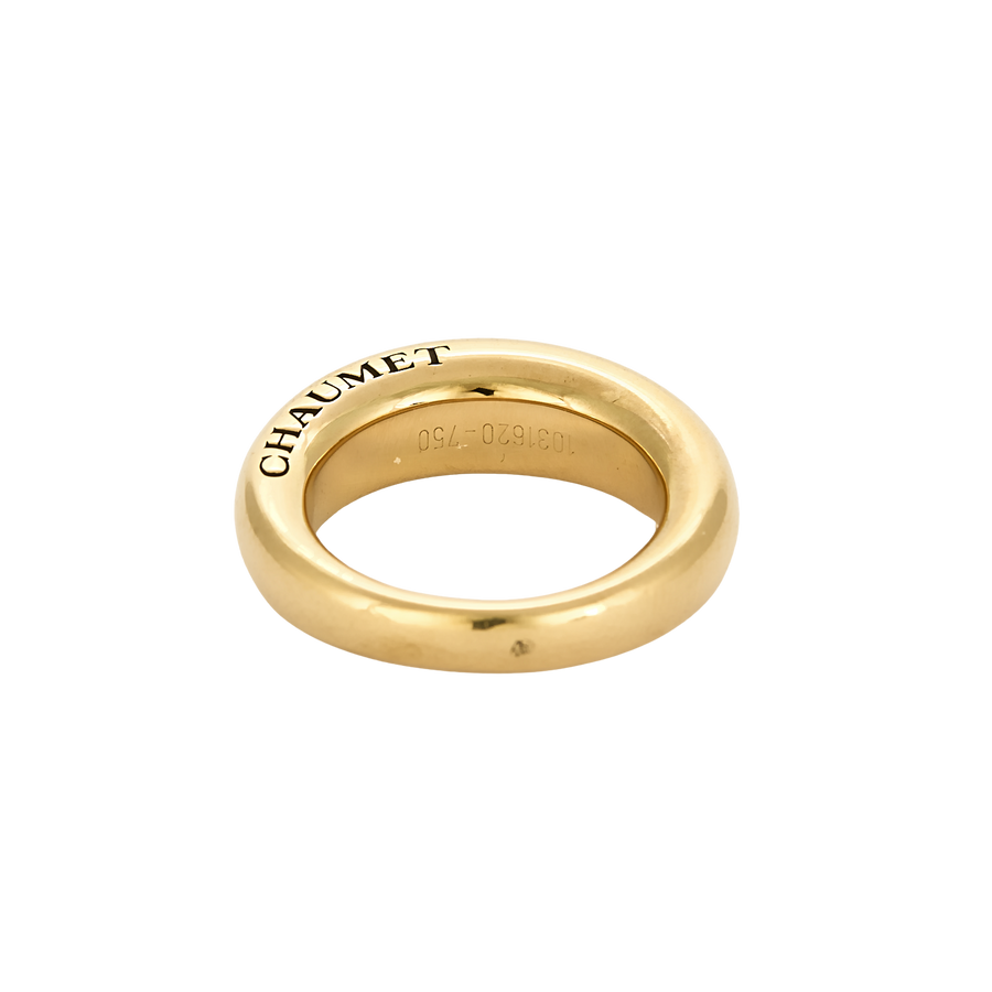 BAGUE JONC CHAUMET OR JAUNE