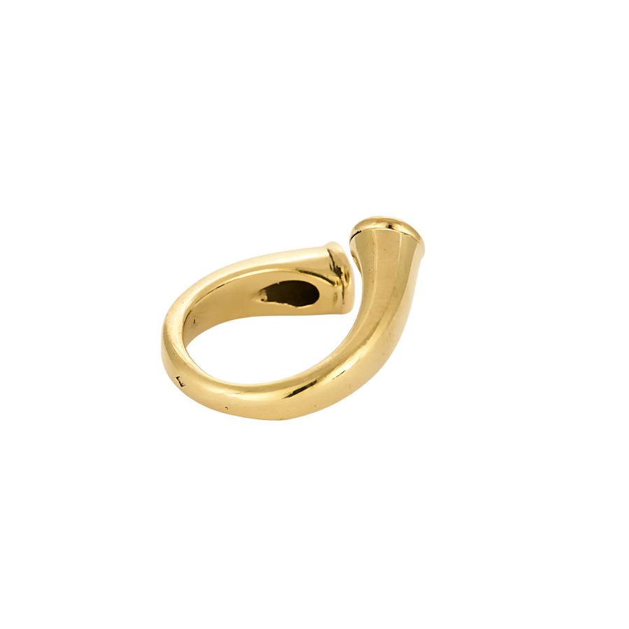 BAGUE TOI ET MOI OR, DIAMANT ET SAPHIR