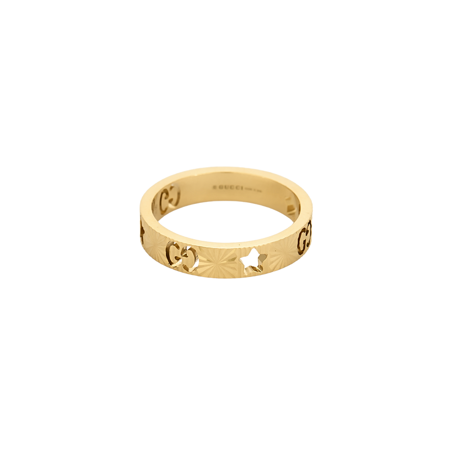 BAGUE GUCCI ICON OR JAUNE