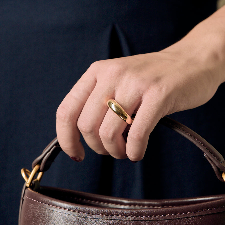 BAGUE JONC CHAUMET OR JAUNE