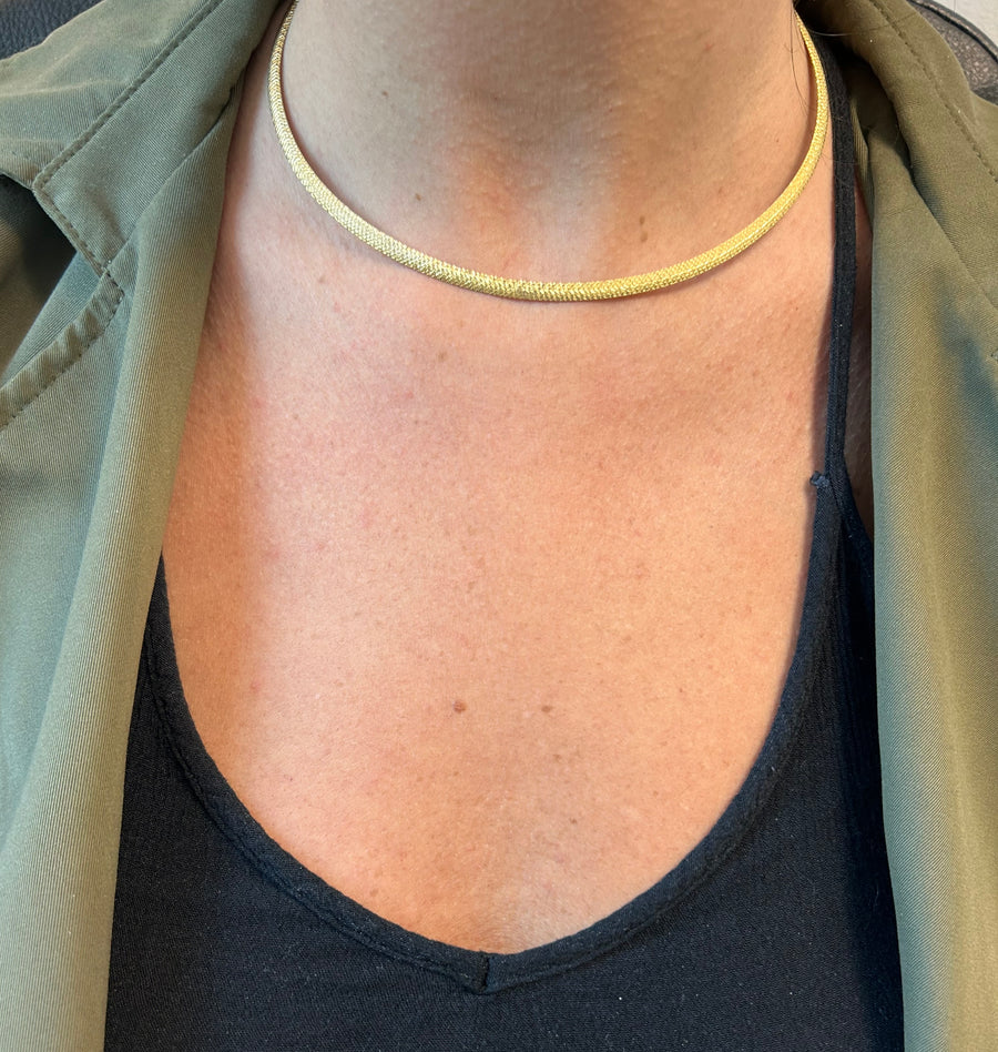 COLLIER OMEGA REVERSIBLE DEUX ORS