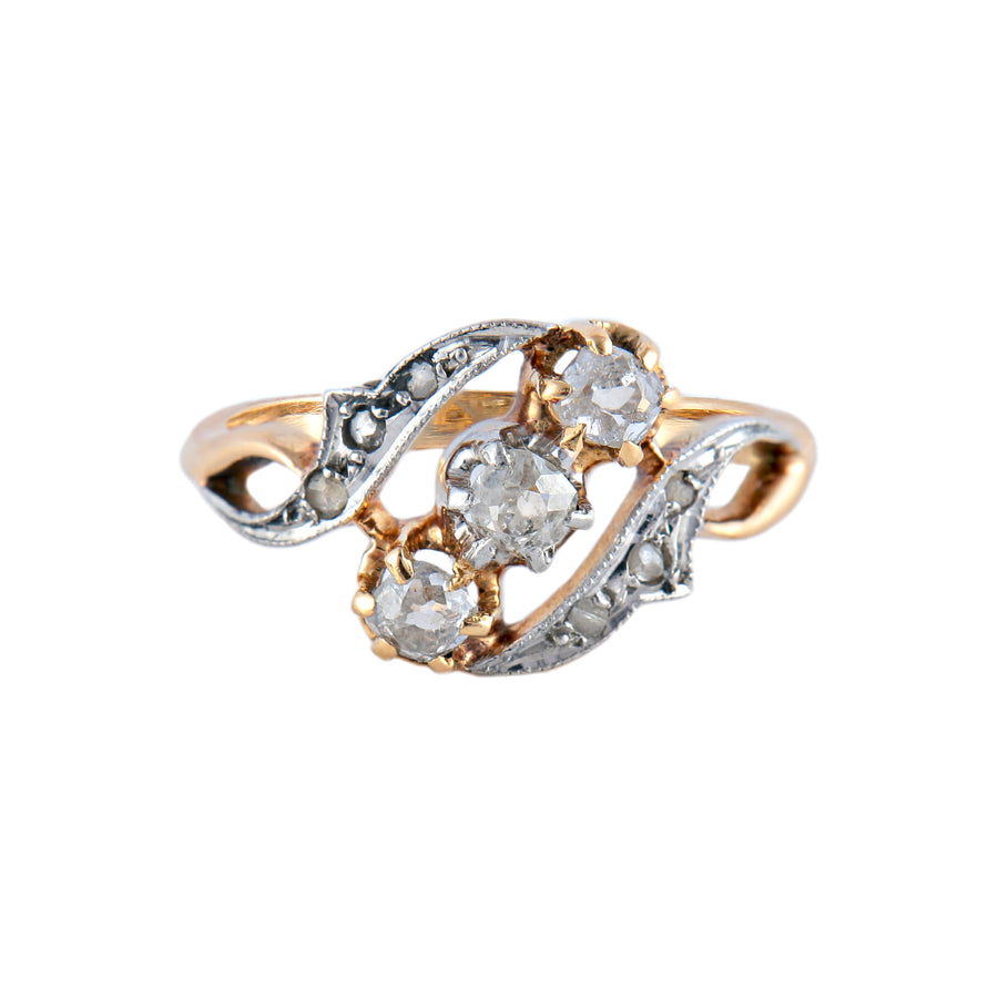 BAGUE "YOU" OR & DIAMANTS